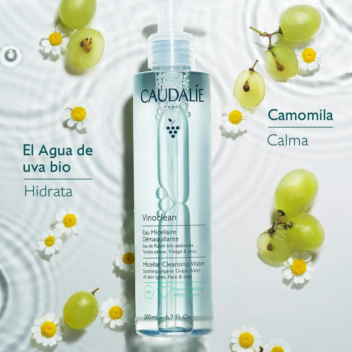 Agua Micelar Desmaquillante con Camomila - 200ml
