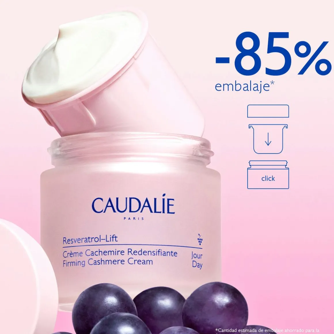 Crema Cachemir Redensificante con Resveratrol, Alternativa al Retinol - Recarga
