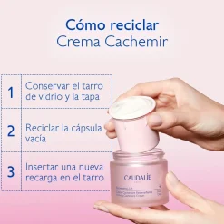 Crema Cachemir Redensificante con Resveratrol, Alternativa al Retinol - Recarga