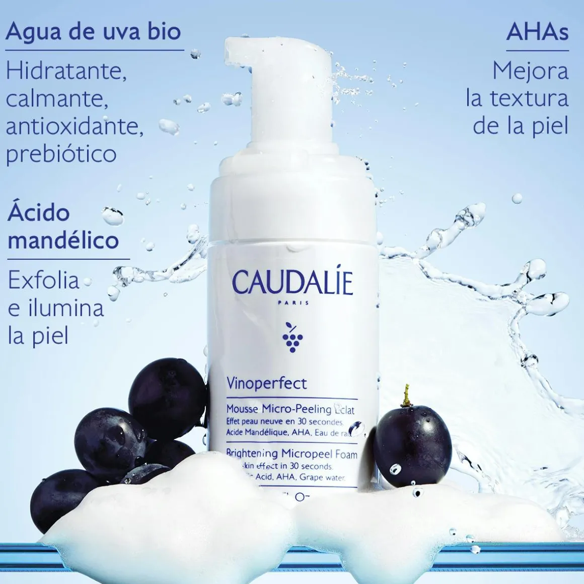 Espuma Micropeeling Luminosidad con Ácido Mandélico (AHA) - 100ml