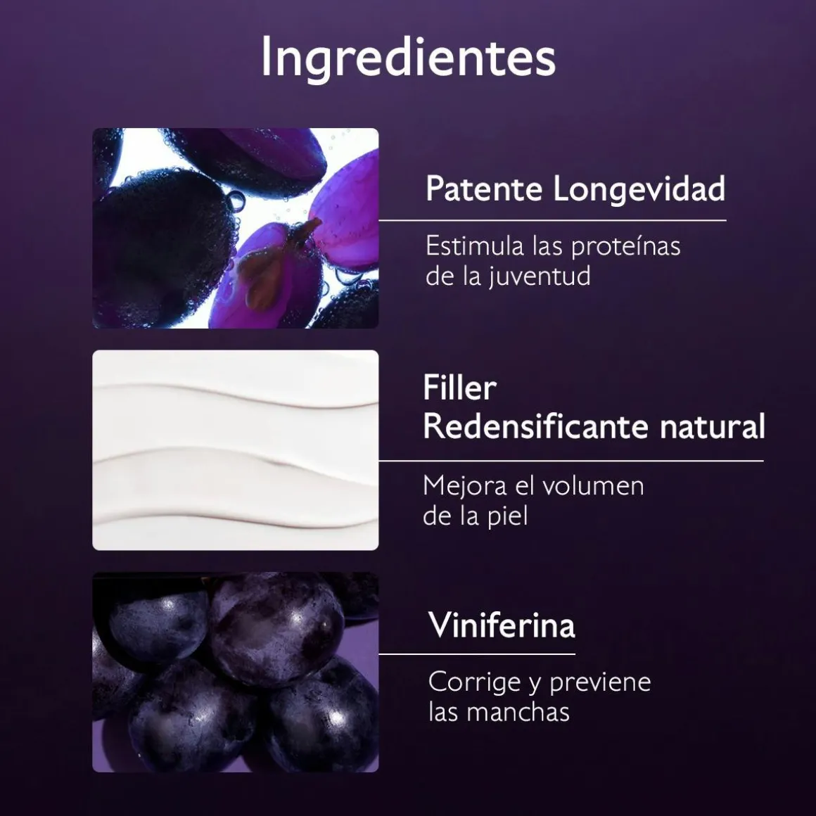 La Crema con Patente Longevidad + Filler Redensificante Natural