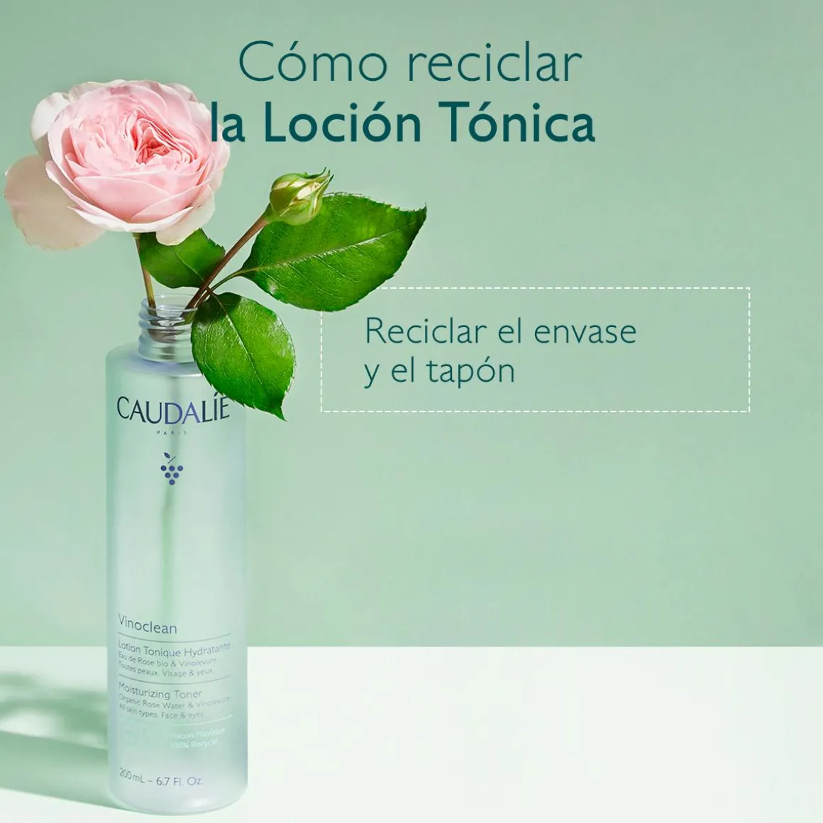Loción Tónica Hidratante con Hidrolato de Rosa Biológica - 200ml