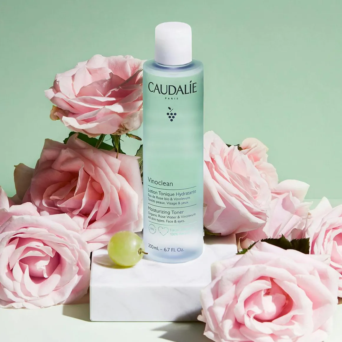 Loción Tónica Hidratante con Hidrolato de Rosa Biológica - 100ml